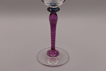 Stunning Mikasa Crystal Wine Glass - Jamestown Ruby - One only