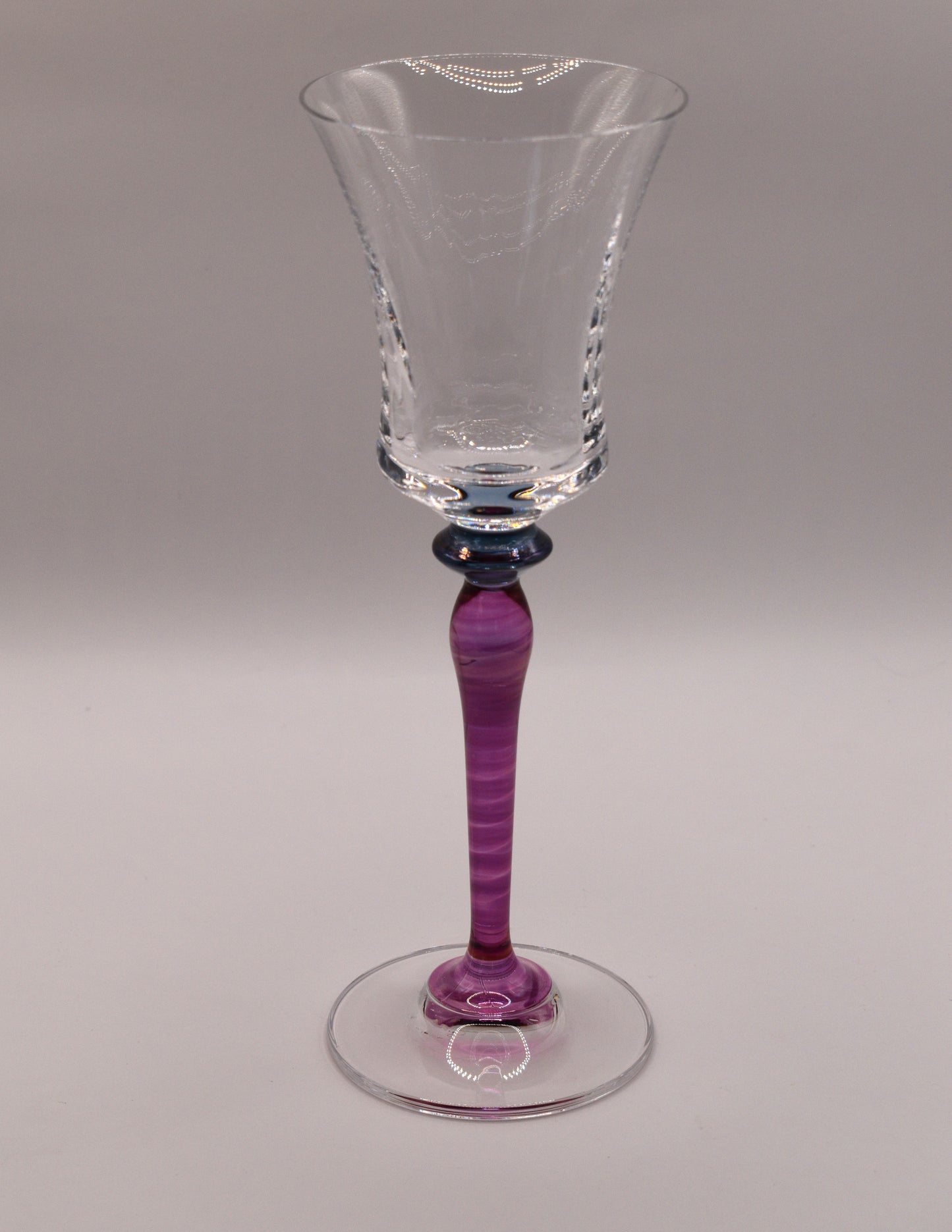 Stunning Mikasa Crystal Wine Glass - Jamestown Ruby - One only