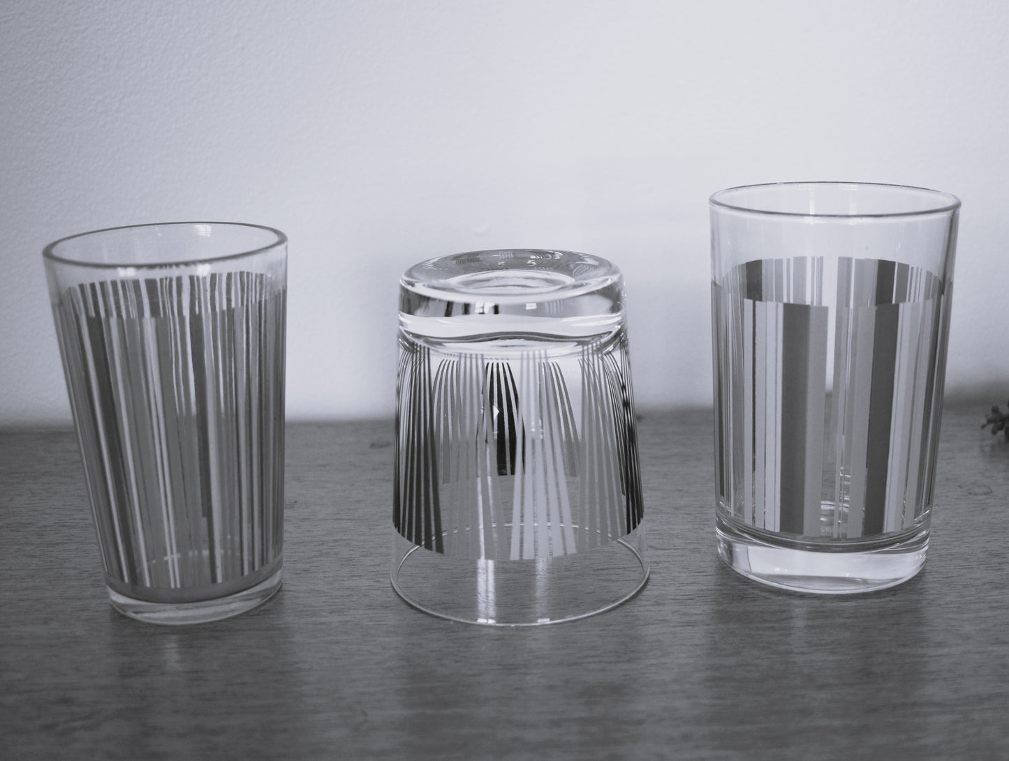 Retro Striped Tumblers. Mix Match set of 3.