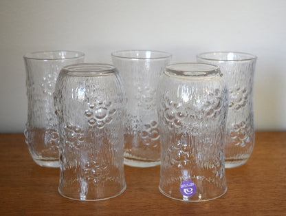 Vintage Aderia Drinking Glass - Made in Japan - Set of 5