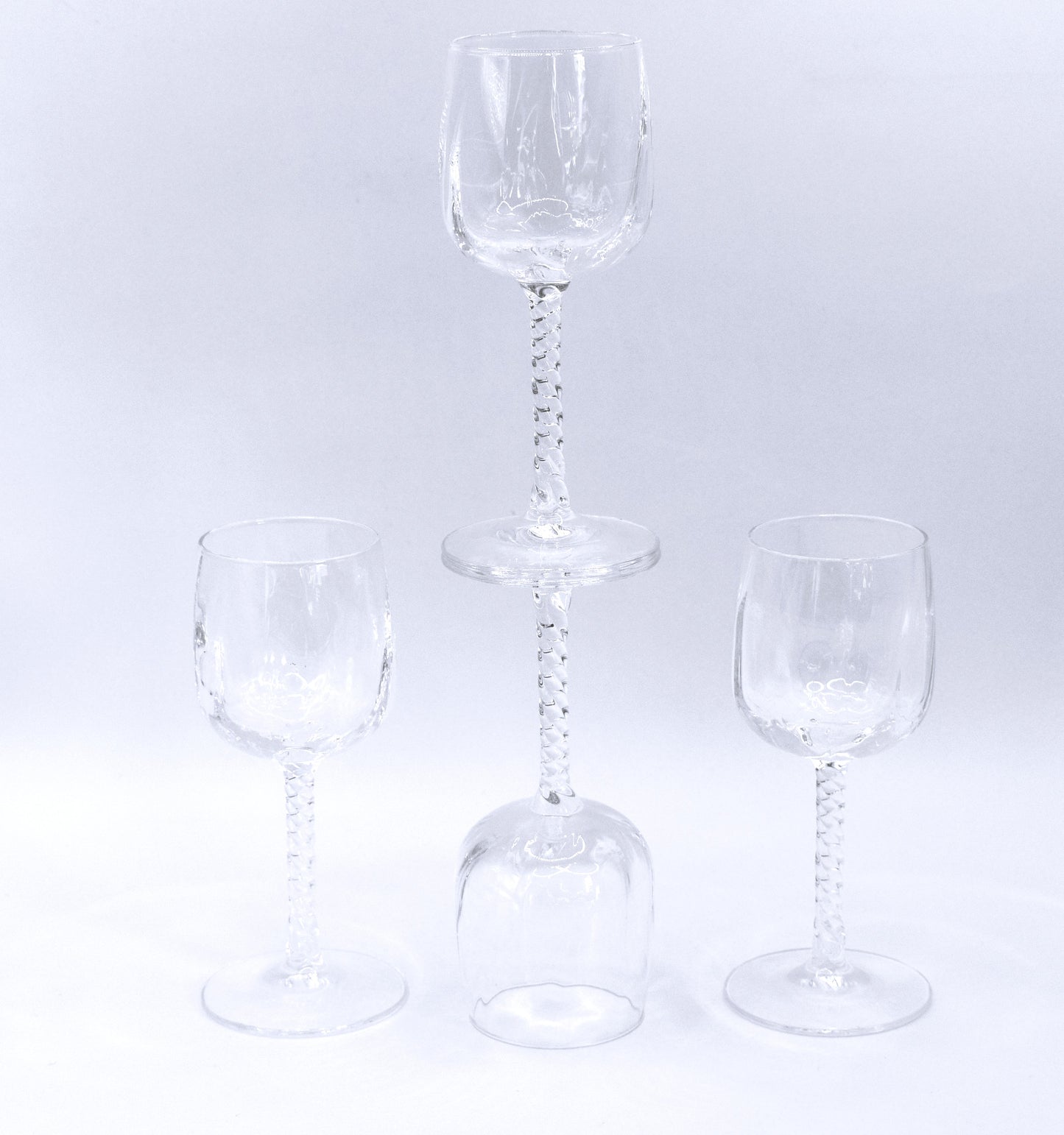 Vintage Crystal D'Arques Durand "Nemours" sherry glasses. Set of 4