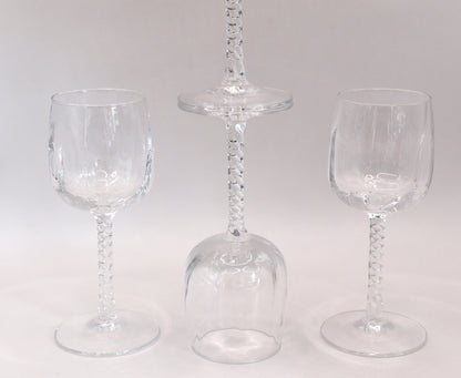 Vintage Crystal D'Arques Durand "Nemours" sherry glasses. Set of 4
