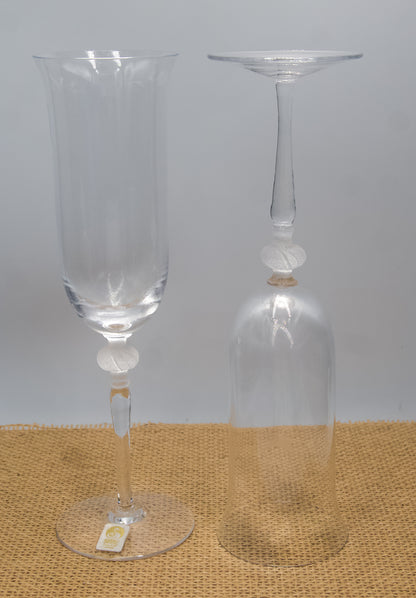 Sasaki Isabelle Crystal Champagne Flutes