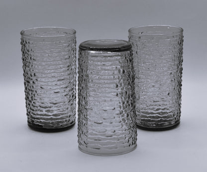 "Soreno" Drinking glasses - Vintage Green Anchor Hocking - Set of 3