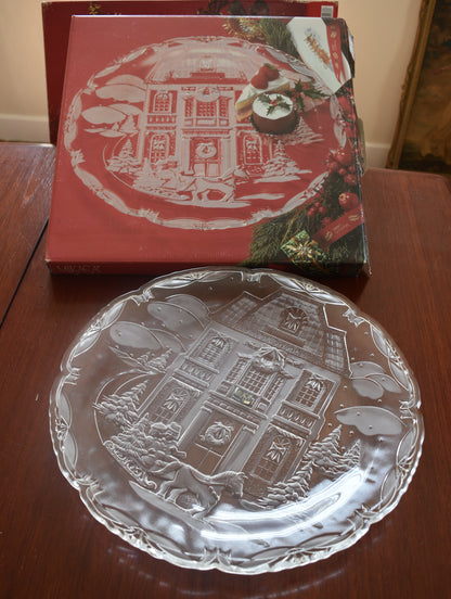 Mikasa "Winter Wonderland" 15" Roudn Hostess Platter