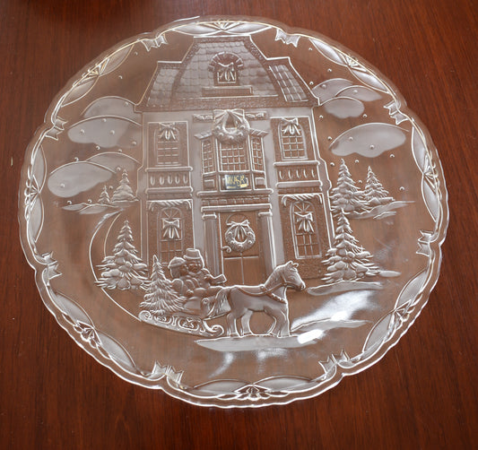 Mikasa "Winter Wonderland" 15" Roudn Hostess Platter
