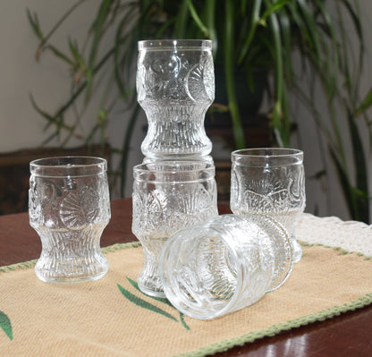 Vintage Fidenza Vetraria Tumblers. set of 6