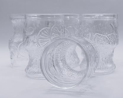 Vintage Fidenza Vetraria Tumblers. set of 6