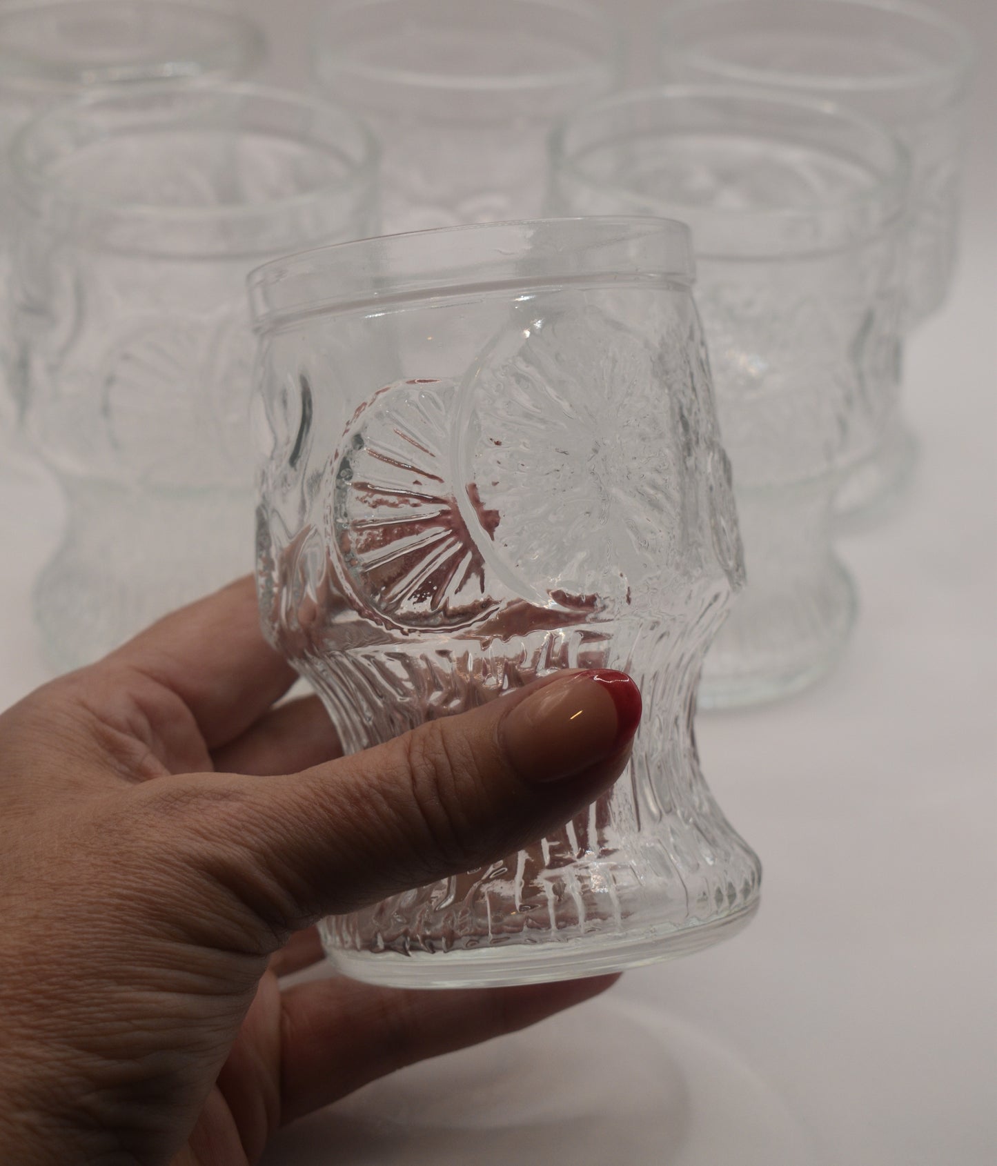Vintage Fidenza Vetraria Tumblers. set of 6