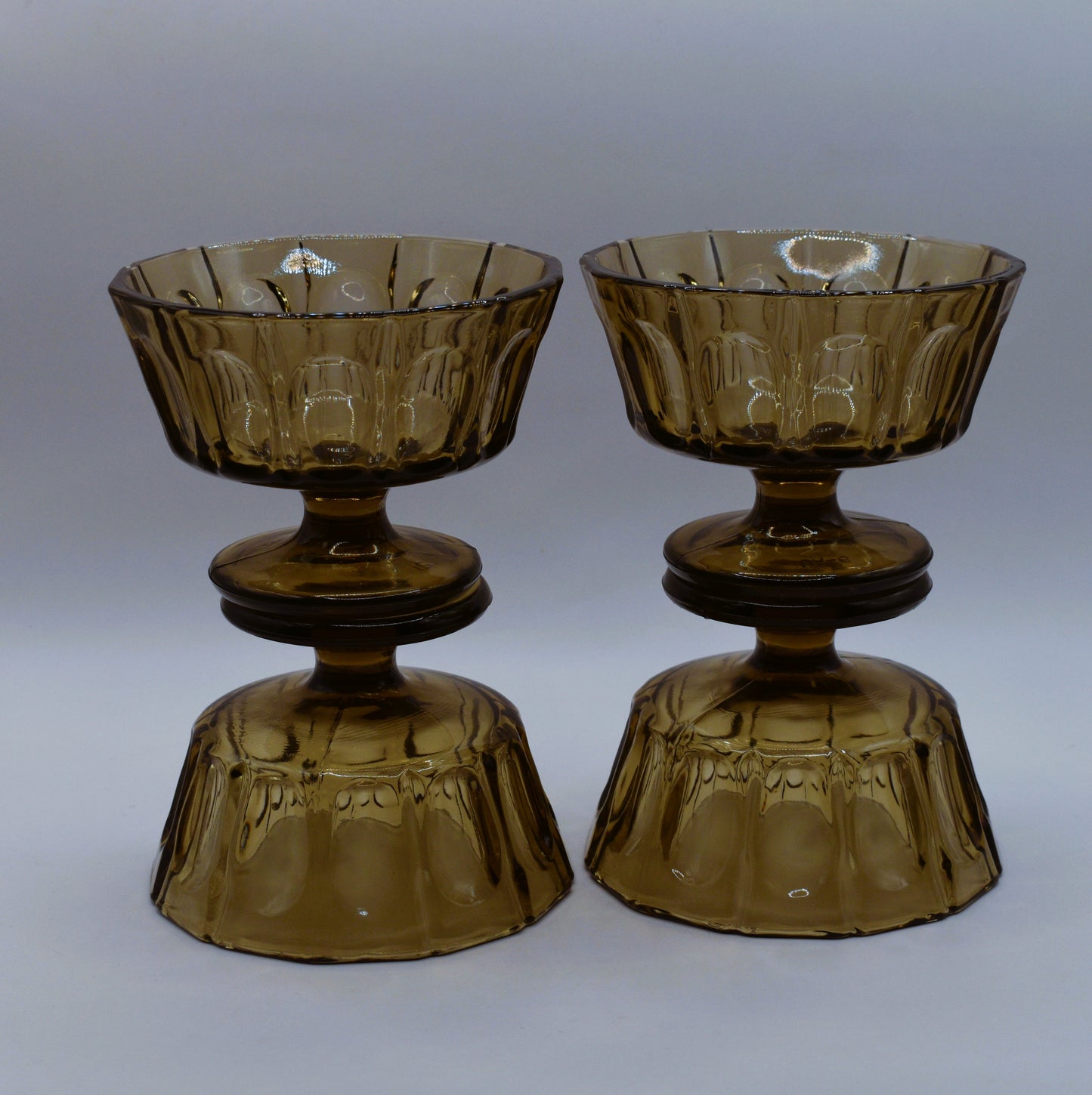 Vintage KIG Indonesia Footed Sundae/Dessert Cups