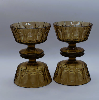 Vintage KIG Indonesia Footed Sundae/Dessert Cups