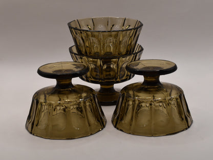 Vintage KIG Indonesia Footed Sundae/Dessert Cups