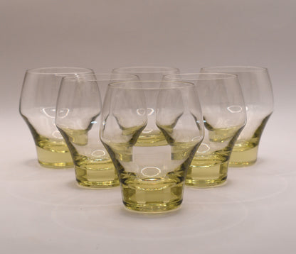 "RARE" Vintage "Citron" Sasaki Harmony Cocktail pitcher with 6 glasses.