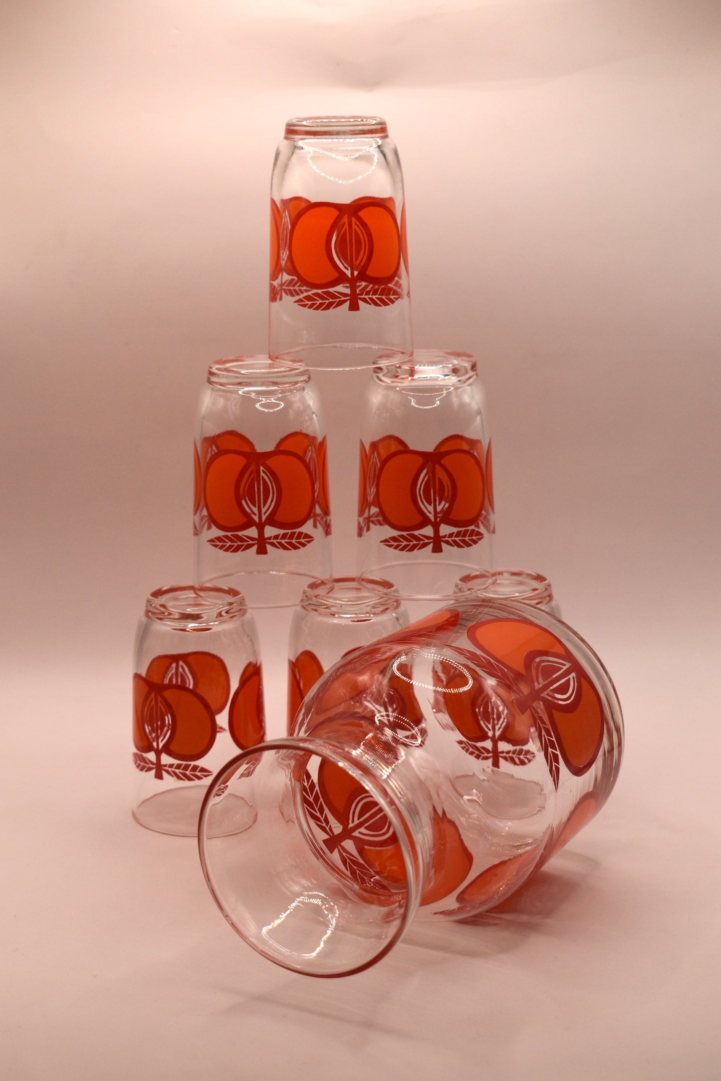 Retro Crown Corning Australia "Red Apple" Juice Jug set