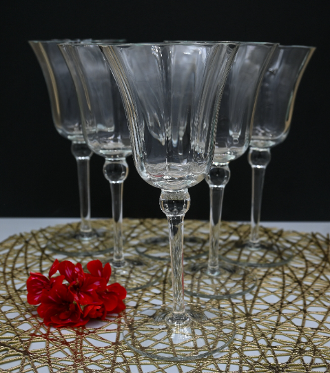 Beautiful Crystal Wine Glasses