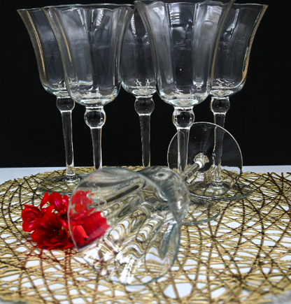 Beautiful Crystal Wine Glasses