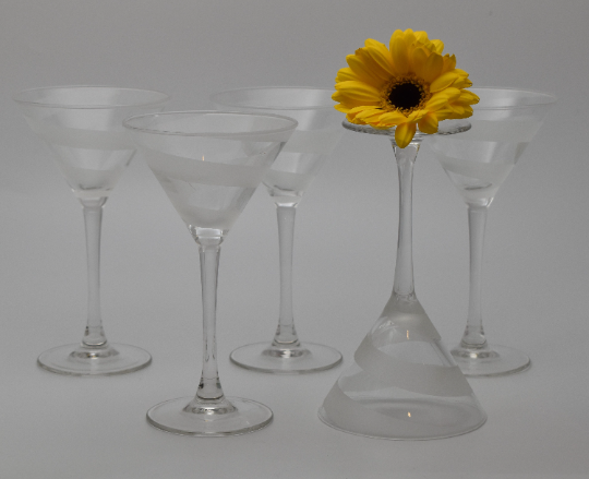 Luminarc France Martini Glasses. Set of 5