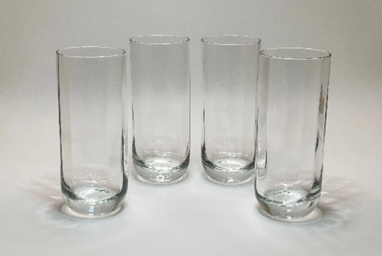 Stemless Champagne Flute ribbed. Wedding glasses. Toasting Glasses. Wine Glasses. Cocktail Glasses