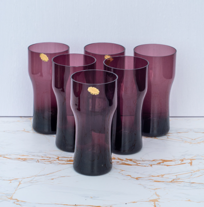 Gorgeous Vintage Aubergine Water Set