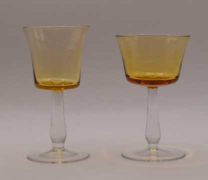 Vintage liqueur/shot glasses. Mix and Match set of 4