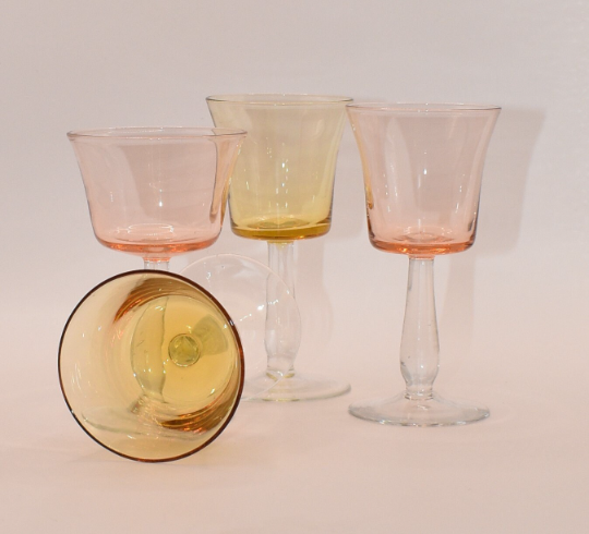 Vintage liqueur/shot glasses. Mix and Match set of 4