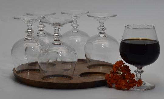 Vintage Crystal Brandy/Cognac Snifters. Set of 6