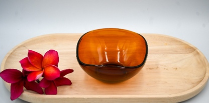 Vintage Amber Vereco Candy/Salad Small Bowls. Set of 6