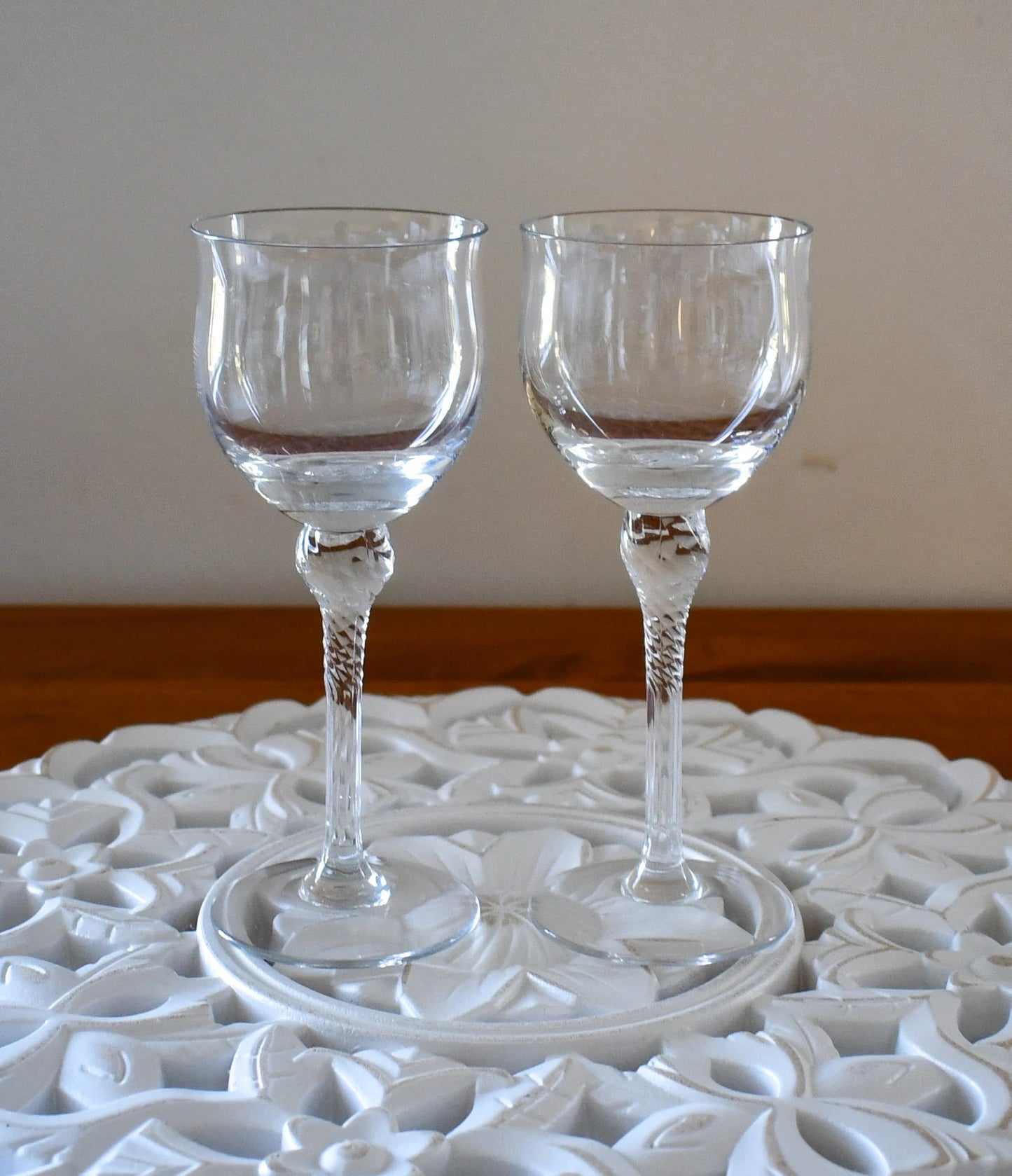 Rare Classic Spiegelau Niobe Wine Glasses. Set of 2