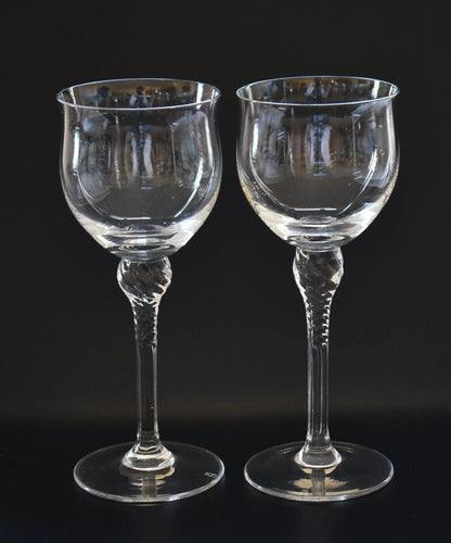 Rare Classic Spiegelau Niobe Wine Glasses. Set of 2