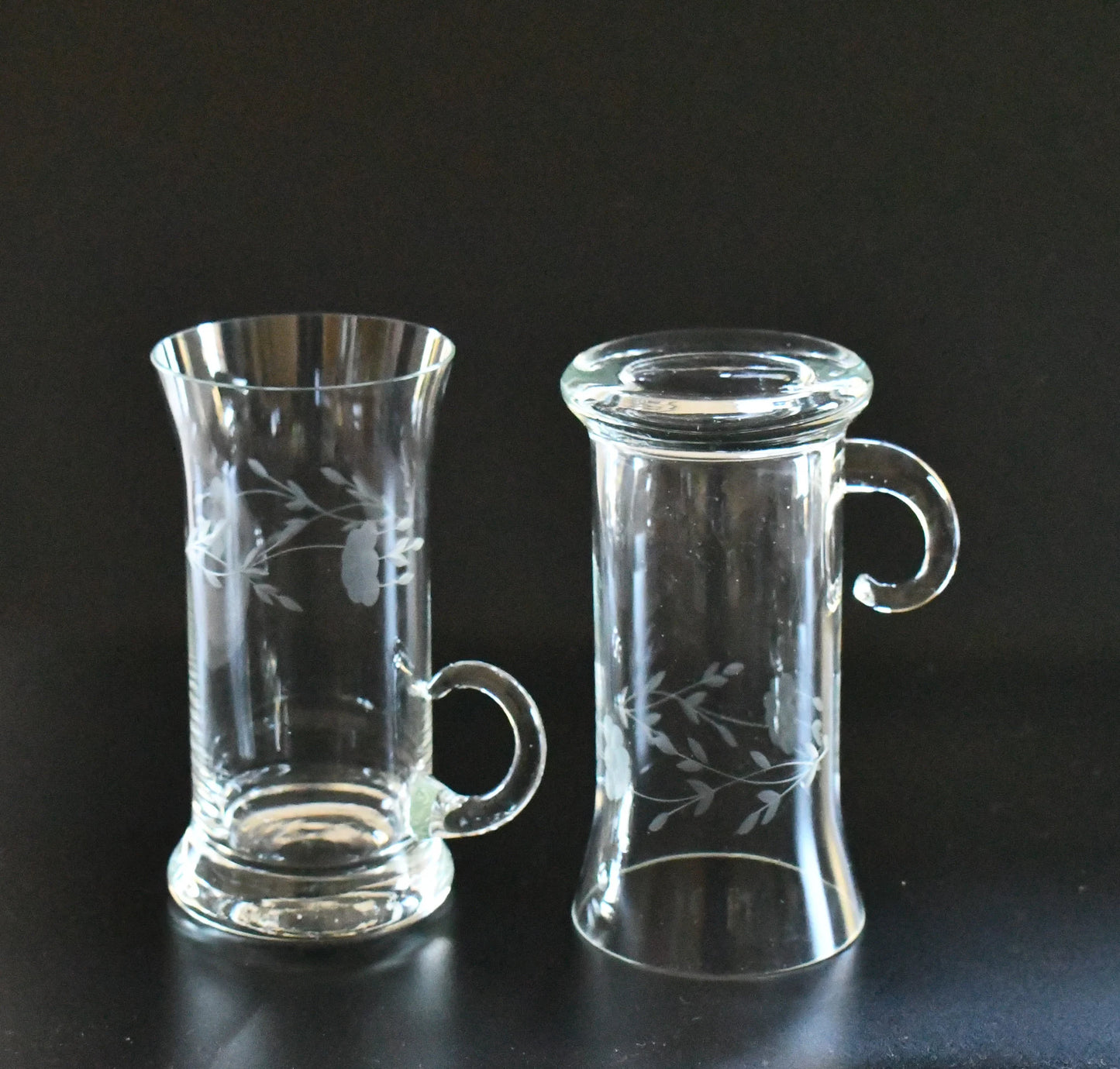 Princess House Heritage Handblown Crystal Cups. Set of 2