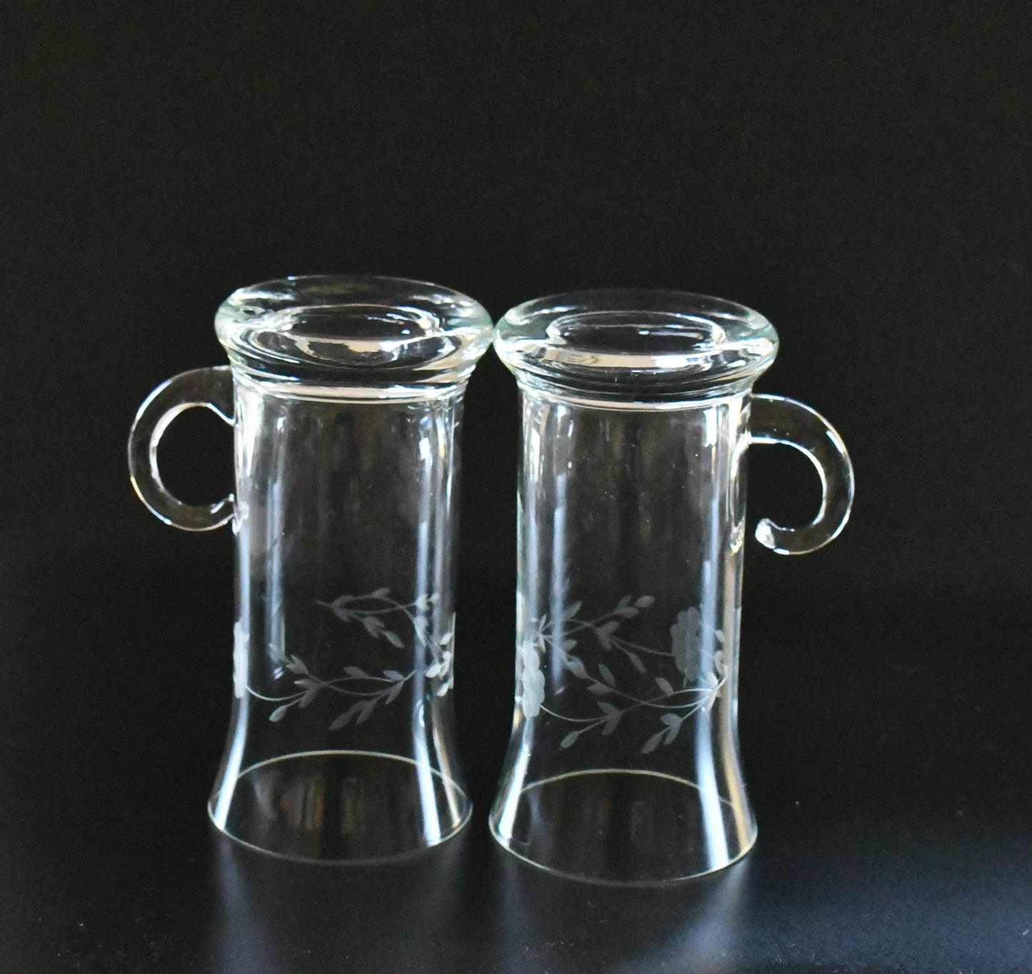 Princess House Heritage Handblown Crystal Cups. Set of 2