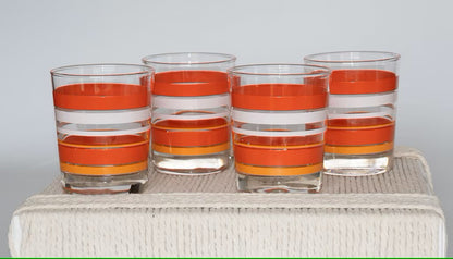 Retro Orange Striped Ikea Tumblers