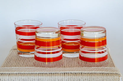 Retro Orange Striped Ikea Tumblers