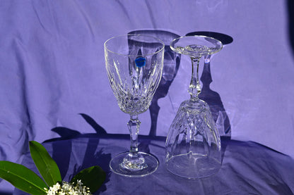 Blarney Lead Crystal Water Goblets. Set of 6